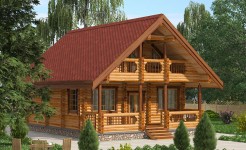 Проект деревянного дома Боровик-120