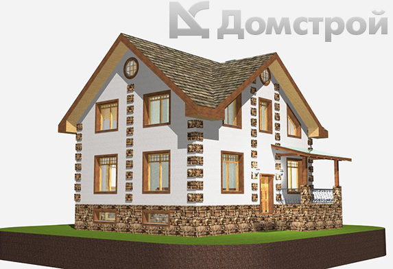 3d проект кирпичного дома боровск