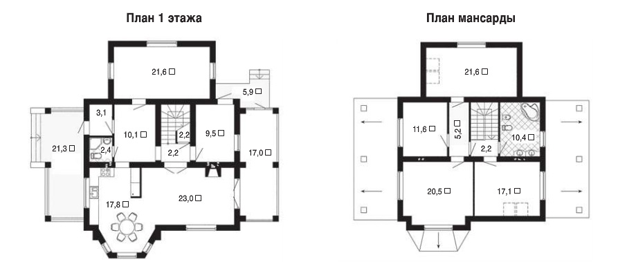 Проект каменного дома от 200 до 249 метров квадратных в Обнинске