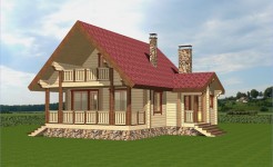 Проект деревянного дома Истринский-22