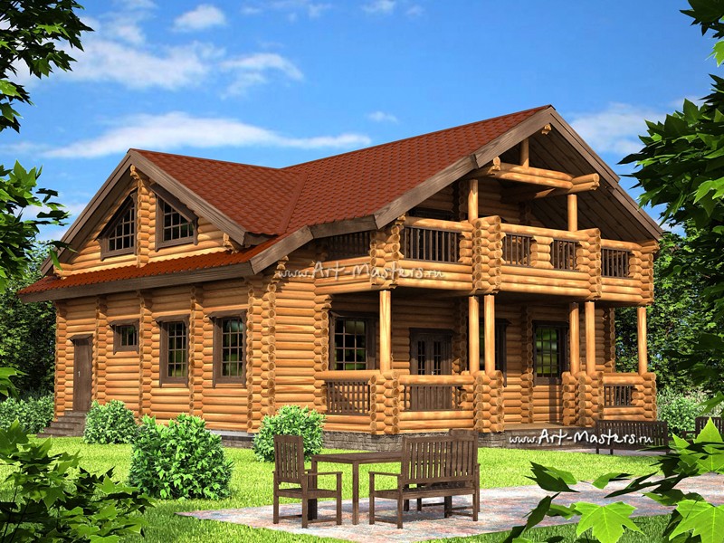 проект деревянного дома Боровик-230