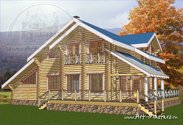 проект деревянного дома Эверест