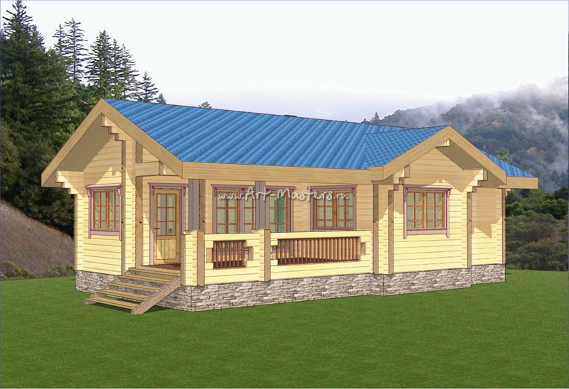 Проект деревянного дома Можжевельник в Обнинске