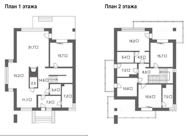 Проект каменного дома 273 квадратных метров в Обнинске