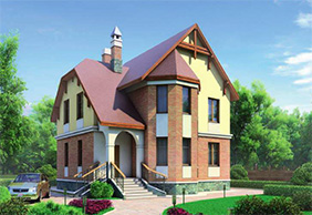 Проект каменного дома 169,6 кв.м. в Обнинске