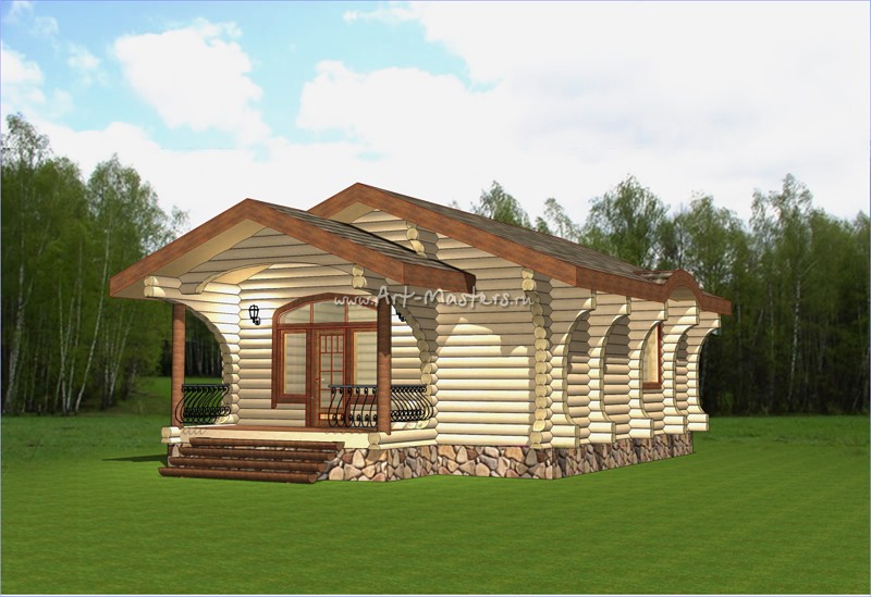 Проект деревянного дома Радужный-11 в Обнинске